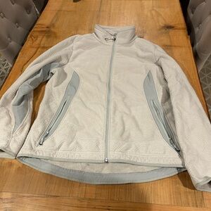 L.L. Bean Soft Cream Fleece Jacket